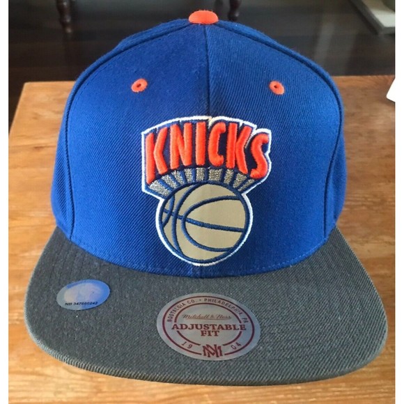 New York Knicks Snapback Hat Mitchell & Ness Baseball Cap NBA - Picture 1 of 9